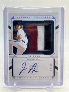 2022 Panini National Treasures Rookie Patch Autograph Joe Ryan /10 RPA Auto - Picture 1 of 11