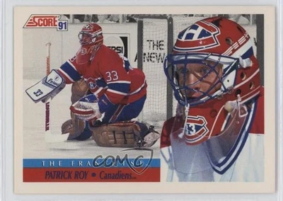 1991-92 Score American Patrick Roy #424 HOF - Image 1 of 2