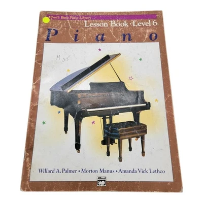 Alfreds Basic Piano Library Piano Lesson Book Level 6 by Palmer Manus Lethco - Image 1 of 3