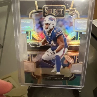 2023 Panini Select - Concourse O'Cyrus Torrence #12 Black & Green Prizm Die-Cut - Image 1 of 2