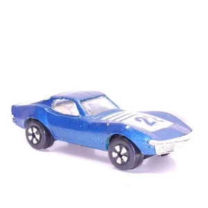 Playart Chevrolet Corvette Sting Ray Blue Hong Kong Vintage #22 White Stripe - Picture 1 of 8