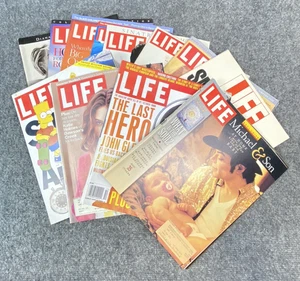 Menge 12 Vintage Life Magazin 1994-1999 (11" x 9") Sinatra Diana Michael Jackson - Bild 1 von 13
