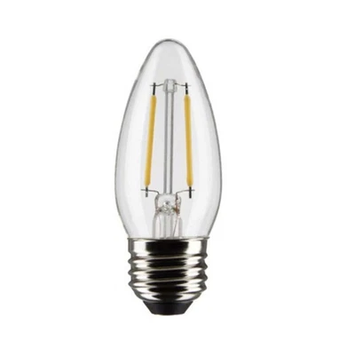 Satco 3w B11 LED 2700K Medium Base Dimmable - 25w equiv - Image 1 of 2