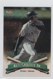 1998 Topps Finest Jumbo Refractor Ken Griffey Jr #8R HOF - Picture 1 of 3