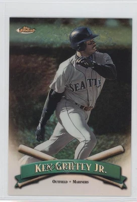 1998 Topps Finest Jumbo Refractor Ken Griffey Jr #8R HOF - Image 1 of 2