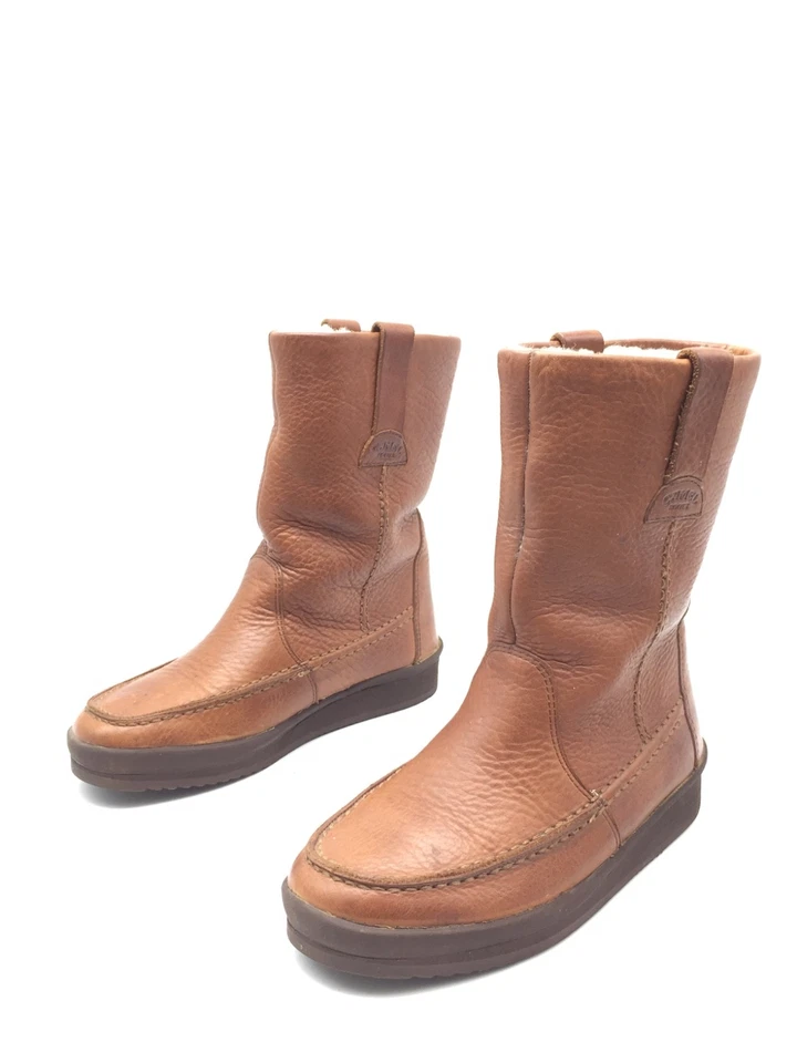 Camel Boots Botas De Cuero Marrón Unisex T.40 US.7 UK.6 - Imagen 1 de 4