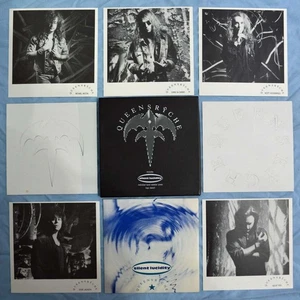 QUEENSRYCHE SILENT LUCIDITY UK 1991 BOX SET + 5 PRINTS + 2 STENCILS🟢MINT/MINT- - Picture 1 of 20