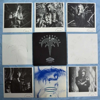 QUEENSRYCHE SILENT LUCIDITY UK 1991 BOX SET + 5 PRINTS + 2 STENCILS🟢MINT/MINT- - Image 1 of 4