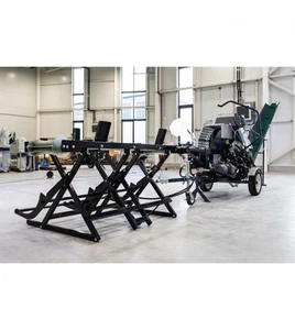 HOLZVERARBEITER Holzspalter elektrisch Sägespaltautomat 12T + Stammhebetisch - Bild 1 von 24