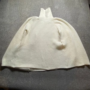 SHEIN Jumper Women's Medium White Polyester Knit High Neck Sweater Pullover - Picture 1 of 6