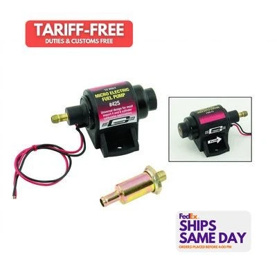 Mr Gasket 42S, una bomba de combustible eléctrica universal 2-3,5 psi 28 gph plástico negro  Foto 1 de 4