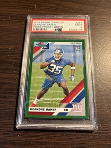 Deandre Baker (2019) Panini Donruss Football #264 - PSA 9 - Press Proof Green - Bild 1 von 2