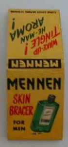 MENNEN "He Man Aroma" Skin Bracer Matchbook - Picture 1 of 1