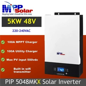 5kw 48v 230v MPP Solar inverter 100A MPPT charger max PV 500v zero transfer time - Picture 1 of 11