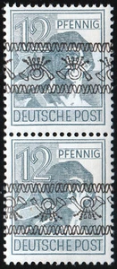 Bizone KEHRAUFDRUCK Mi.Nr. 40 I NK b postfrisch Mi.Wert 80 € (B314) - Imagen 1 de 2
