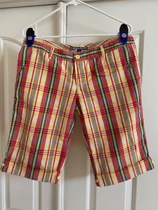 Vintage Womens Volcom "Plaidy Caddie" Plaid Shorts Size 7 2002 Y2K - Picture 1 of 6