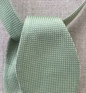 Nautica 100% Silk Bow Tie Self-Tie, Light Green Adjustable, 2 and 3/8” wide