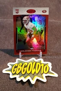 2017 Certified Mirror Red #151 Solomon Thomas /99 - Picture 1 of 3