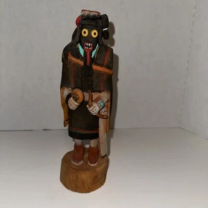 Hopi Kachina by Wilmen H. Hand Carved And Painted, Signed, 11” Tall - Picture 1 of 9