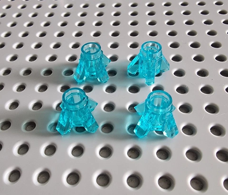 LEGO Raketenunterteil Diamant 1x1 Transparent Blau 4x Rocket 28568 11127 P18 - Bild 1 von 1