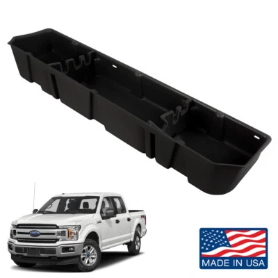 DU-HA Under Seat Storage w/ Gun Rack Fits 2015-21 Ford F150 SuperCrew - Black Foto 1 de 2
