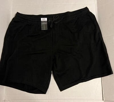 Pantalones cortos de salón para hombre NoBo No Boundaries negros Foto 1 de 4