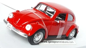 VOLKSWAGEN COCCINELLE ROUGE MAISTO REF 31926 ECHELLE AU 1/24ème collection - Imagen 1 de 6