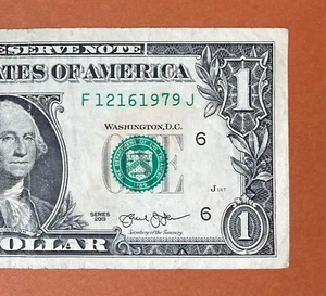 December 16, 1979 (F 12161979 J) $1 One Dollar Bill Birthday Note - Picture 1 of 3