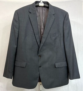 Ralph Lauren 50 L Black Label Men’s Suit Jacket Blazer Dark Gray Wool Blend - Picture 1 of 19