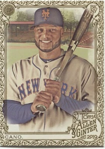 ROBINSON CANO 2019 Allen & Ginter GOLD BORDER Hot Box - NEW YORK METS - #41 - Picture 1 of 1