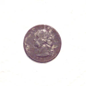 1993 P 25c US WASHINGTON QUARTER MISSING CLAD BOTH SIDES ERROR - Picture 1 of 2