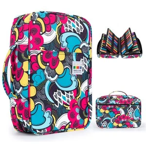 300 Slots Color Pencil Case - Pen Case Organizer with Handy Wrap & Zipper, Mu... - Picture 1 of 6