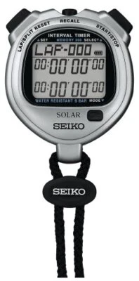 SEIKO SOLAR LADEGERÄT STOPPUHR "SOLAR INTERVALL TIMER" SVAJ101 - Bild 1 von 4