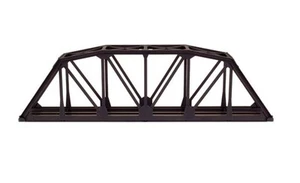 Atlas 593 18" Long Black Through Truss Bridge Kit  H0/00 Gauge Code 83 Track T48 - Picture 1 of 22