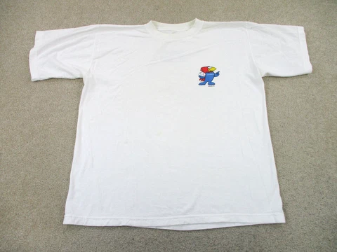 VINTAGE World Cup  Shirt Adult Medium White Blue France Soccer Futbol Mens 90s * Cover