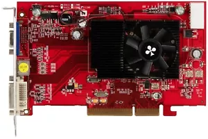GRAFIKKARTE CLUB3D ATI RADEON HD 2400 PRO 512MB CGA-P242 AGP D-SUB DVI-I S-VIDEO - Picture 1 of 2