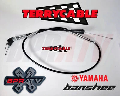 Banshee TWIST Throttle Cable Terrycable Black Vinyl Keihin Mikuni PWK AS Lectron - Image 1 of 4