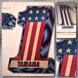 VTG 70s YAMAHA Guitar Motor Dirt Bike MX Enduro Motorcycle #1 DS t-shirt iron-on - Picture 1 of 5