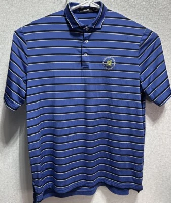RLX Ralph Lauren Blue Striped Polo 122nd U.S Open The Country Club Size XL - Image 1 of 4