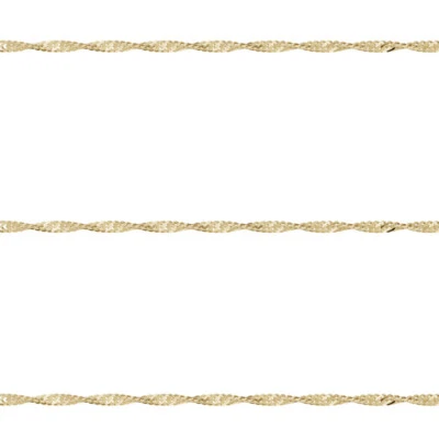 Frauen Mädchen Singapur Hals Kette Echt Gold 333 Collier Vario Länge 45 - 42 cm - Bild 1 von 3