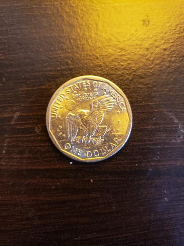 Rare 1979 Susan B Anthony Silver $1 With D Mint Mark Wide  Rim Reverse Cover