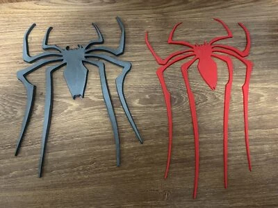 The Amazing Spider-Man 2 Medias Accesorios 3D Spider Logo Hágalo Usted Mismo Juegos con disfraces Un Par Foto 1 de 4