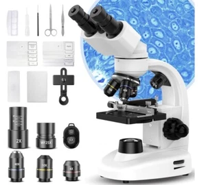 40X-2000X Compound Binocular Microscope Professional Microscope with Slides Set - Picture 1 of 4