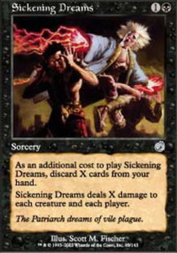 Sickening Dreams - Foil LP, English MTG Torment