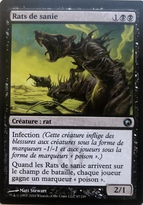 LOT X 4 Rats de sanie / Ichor Rats FRENCH SlightPlay Scars of Mirrodin Magic mtg - Bild 1 von 1
