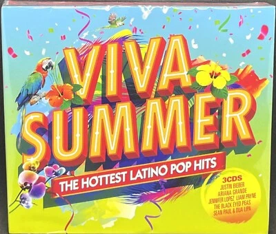 VIVA SUMMER - THE HOTTEST LATINO POP HITS, TRIPLE CD ALBUM, (2018)*NEW / SEALED* - Image 1 of 4
