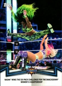 2018 Topps WWE Womens Division Memorable Matches Moments #SDL-8 Naomi - Imagen 1 de 2