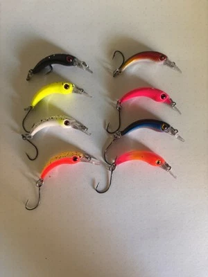 Wobbler Forelle Barsch Hecht Zander UL Spoon Gummi  - Bild 1 von 4