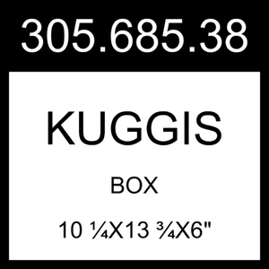 IKEA KUGGIS Caja Blanca 10 1/4x13 3/4x6" 305.685.38 - Imagen 1 de 1