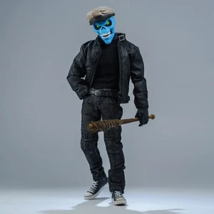 Cappotto giacca moto pelle personalizzato 1/12 per corpo action figure 6'' (no figure) - Foto 1 di 12